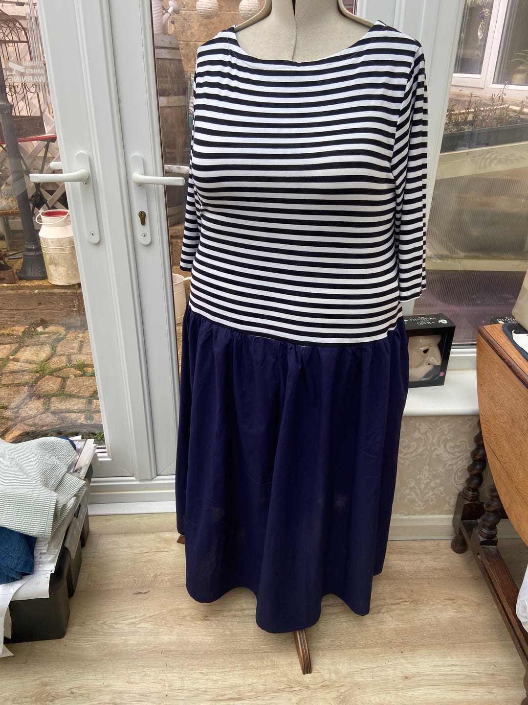 Customer photo review of Plain 100% Cotton Lawn Fabric