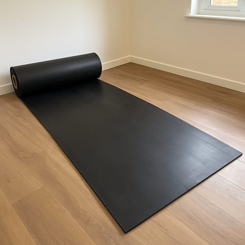 Customer photo review of Industrial Grade Rubber Sheet 1.5mm to 25mm Thick Heavy Duty, Abrasion-Resistant, Custom Cut Lengths 1.4m Wide Rolls, Ideal for Tough Applications