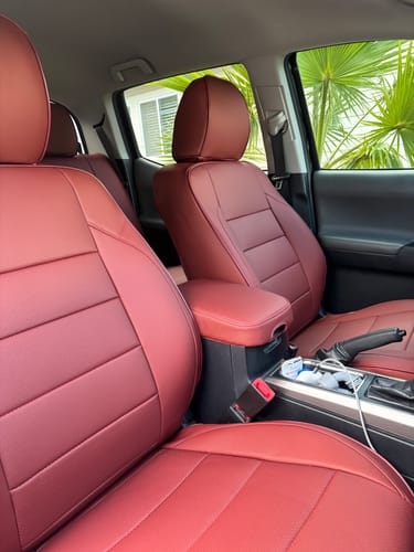 Customer photo review of Premium Custom-Fit Seat Covers