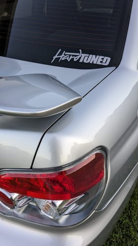 Customer photo review of Hardtuned Classic Vinyl Sticker