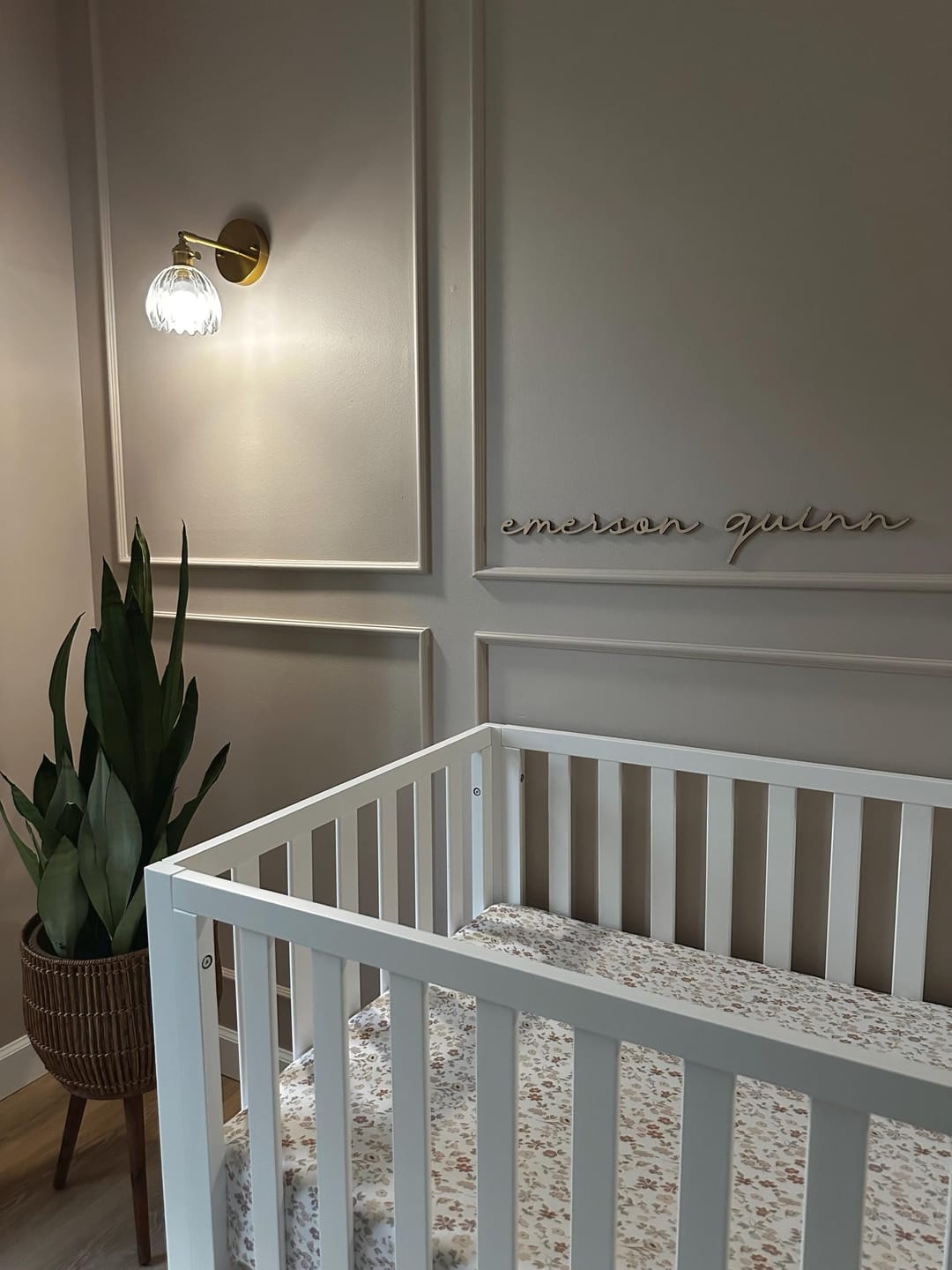Customer photo review of Wood Name Sign