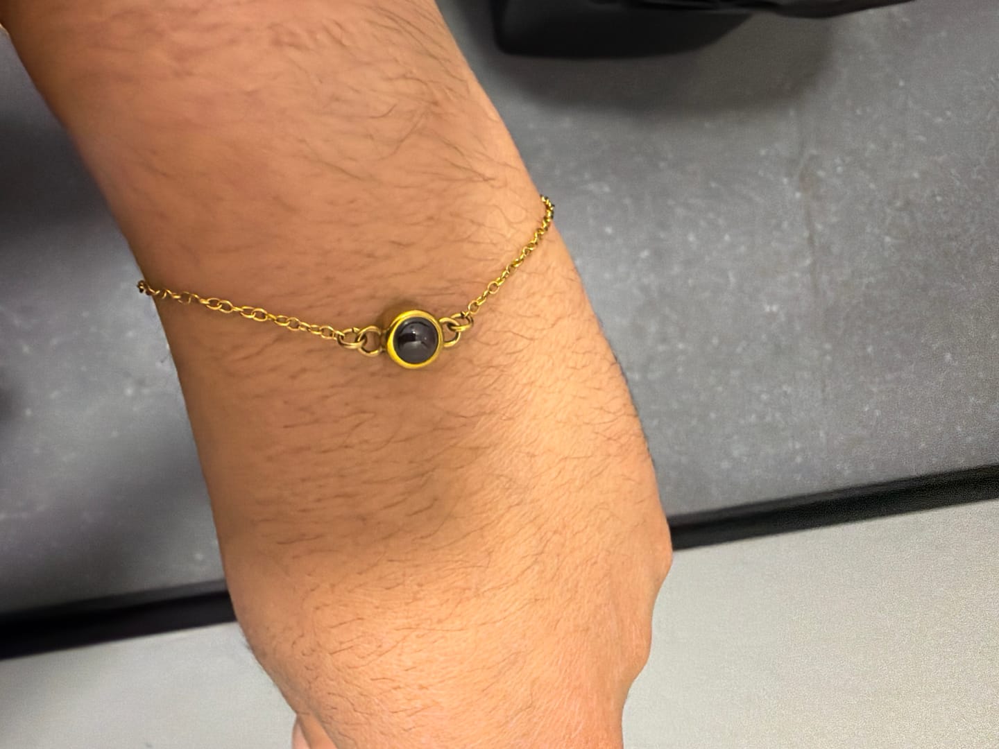 Customer photo review of Photo Projection Bracelet