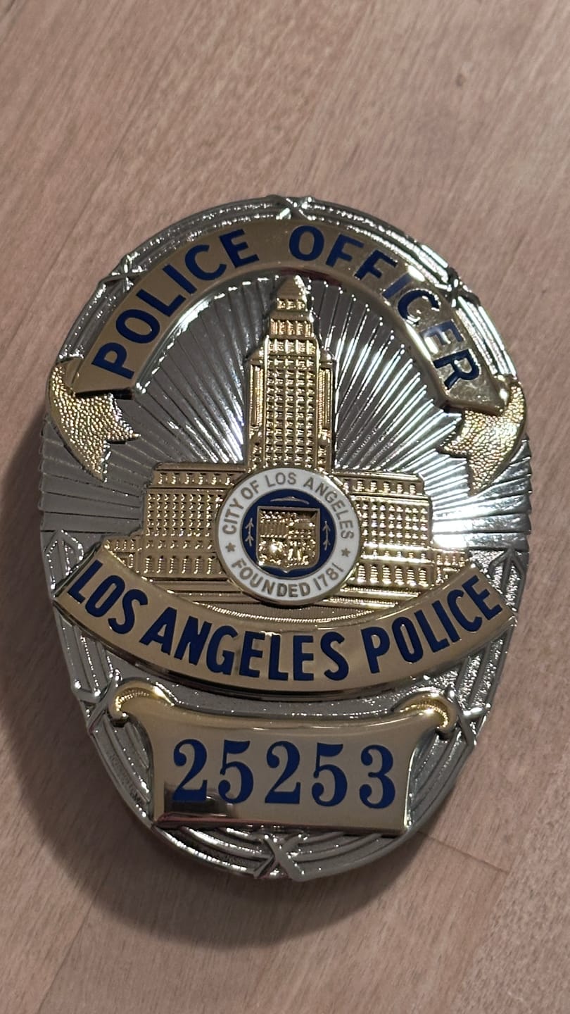 Customer photo review of Custom Badge Number Charges