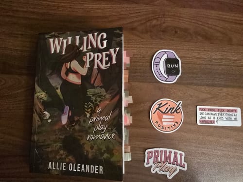 Customer photo review of smut slut book club subscription