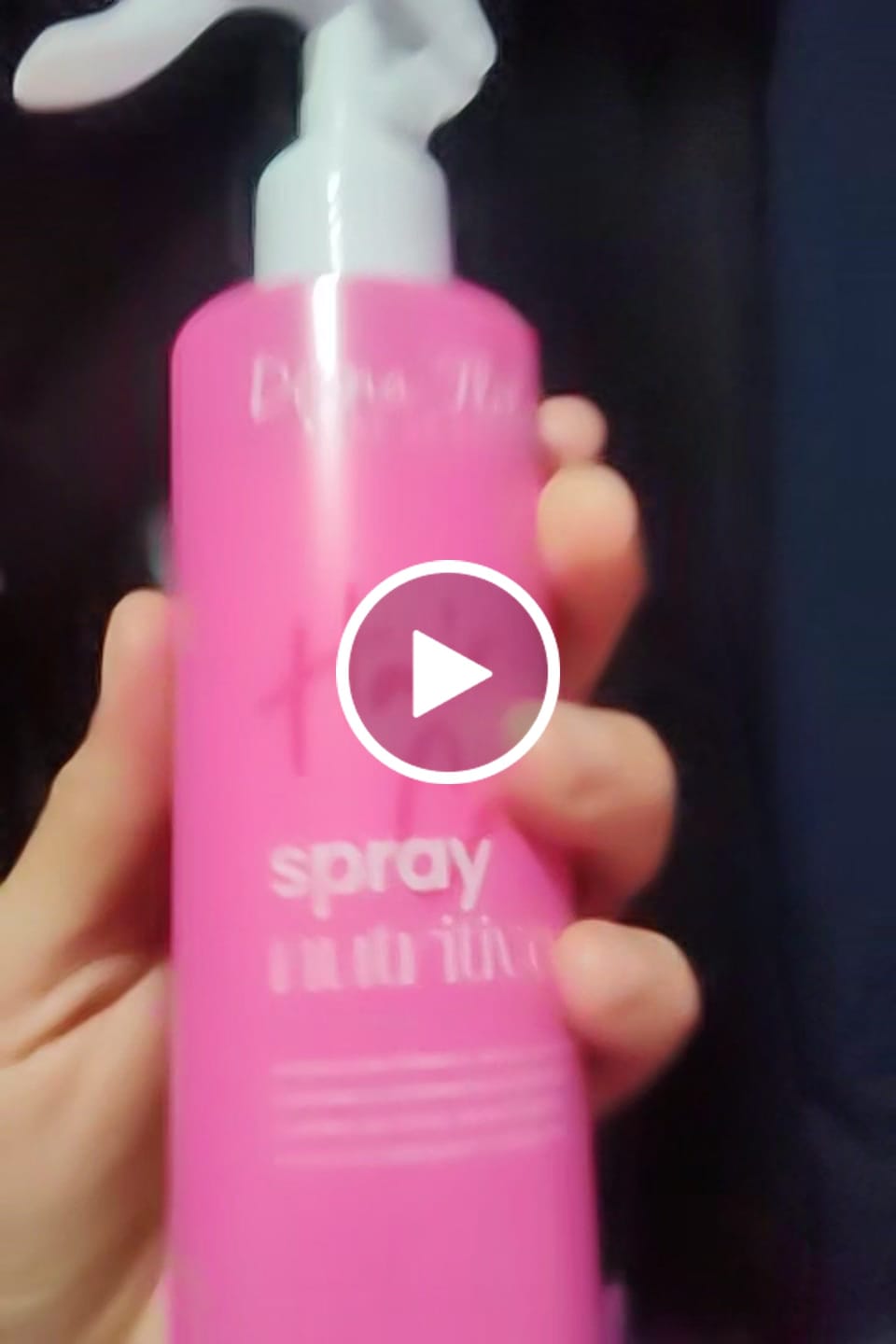 Customer video review of Spray Nutritivo Con Protector De Calor Diana Fletes