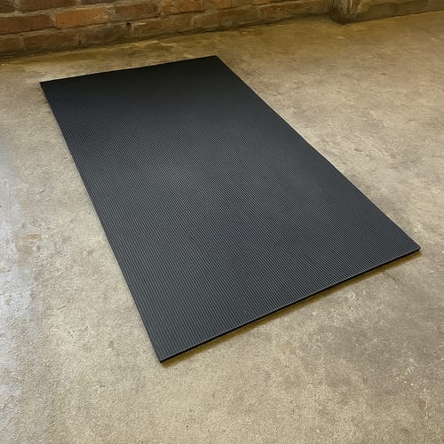 Customer photo review of 6mm Rubber Sheet Matting Durable, Slip-Resistant, Easy to Clean for Commercial & Industrial Use Versatile Flooring Solution - Linear Metre