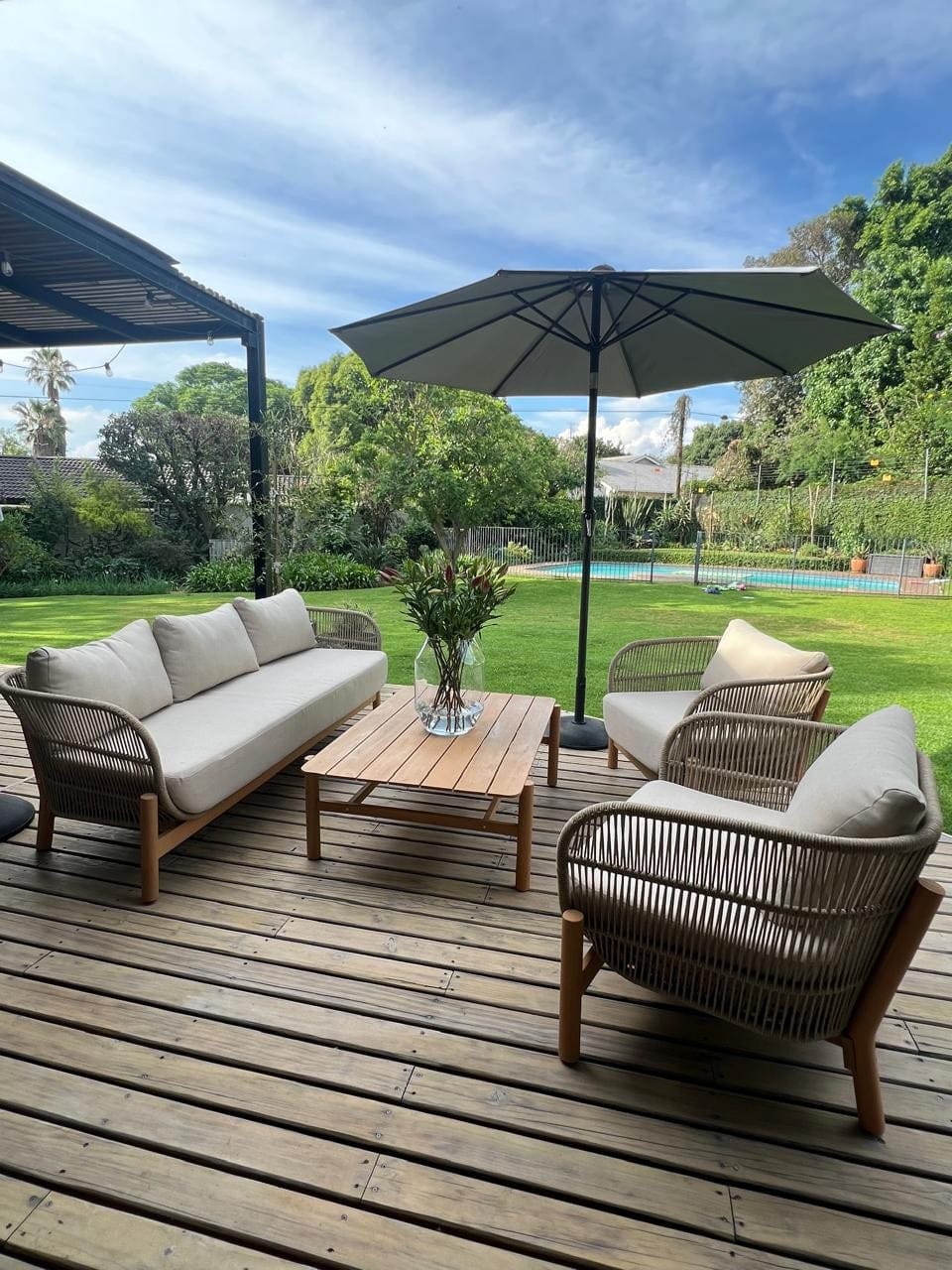 Customer photo review of Evora Sofa Set