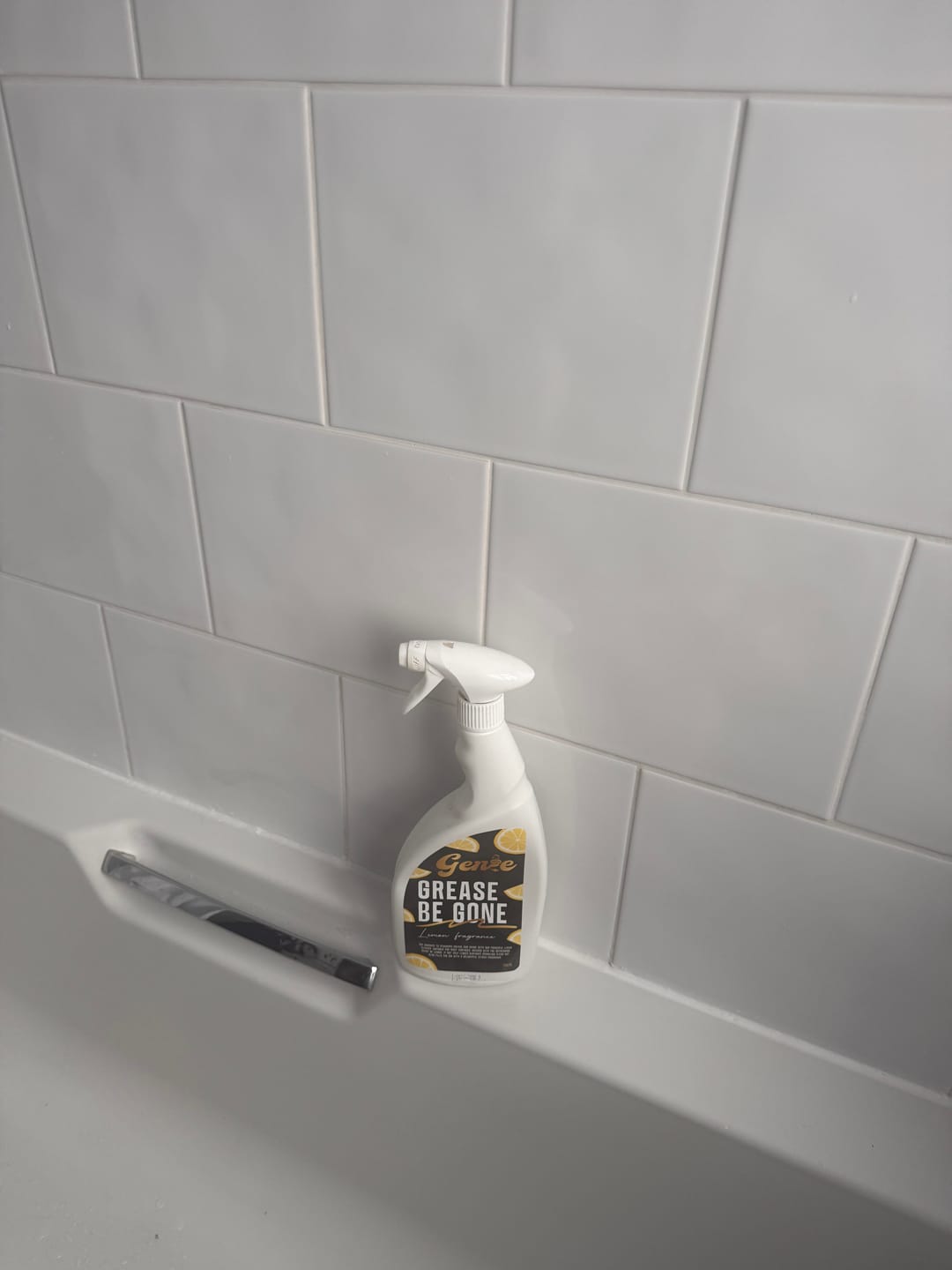 Customer photo review of Genie Grease Be Gone