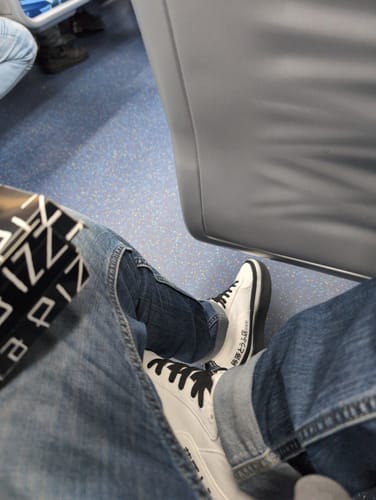 Customer photo review of HTXJPN Fuji3 High Top Sneakers