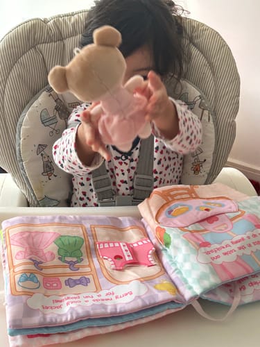 Customer photo review of A Berry Special Day -  Personalized Montessori Soft Book