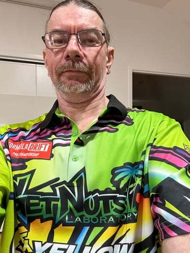 Customer photo review of Forrest Wang / Get Nuts Labs Official Team Polo