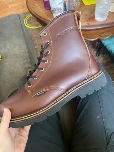 Customer photo review of Dover Unlined Brown