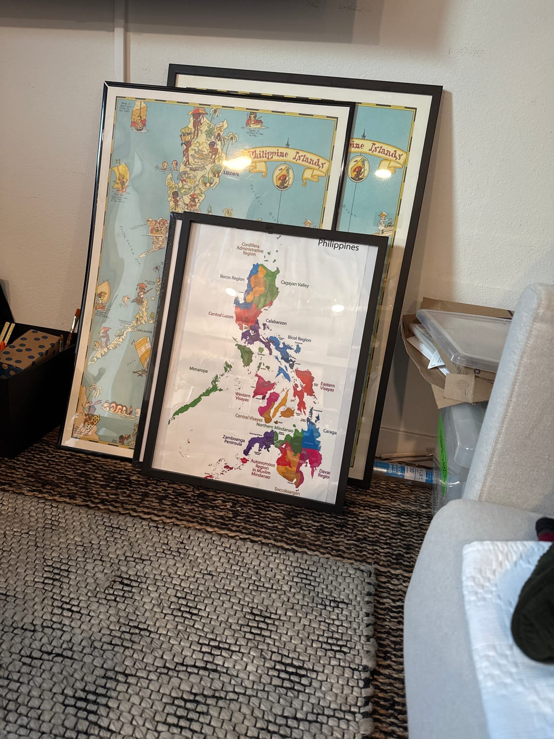Customer photo review of Old Map of the Philippines by Ruth Taylor White, 1935: Manila, Luzon, Samar, Mindanao, and the Sulu Archipelago
