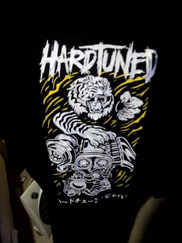 Customer photo review of 2JZ Tiger Tattoo Band Tee