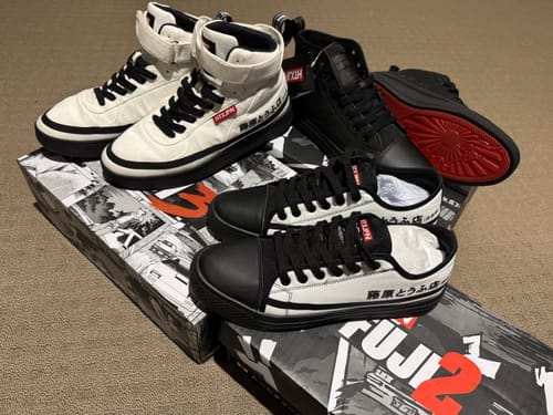 Customer photo review of HTXJPN Fuji2 Kuro High Top Sneakers