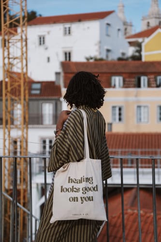 Customer photo review of Imprimir Tote Bag Personalizado