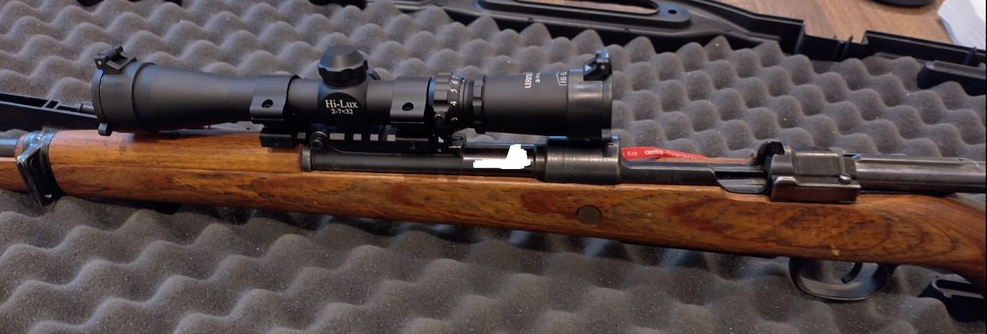 Customer photo review of Mauser K98K Ultra low-profile NDT Scout Mount for Long Eye Relief Scopes Gen 3