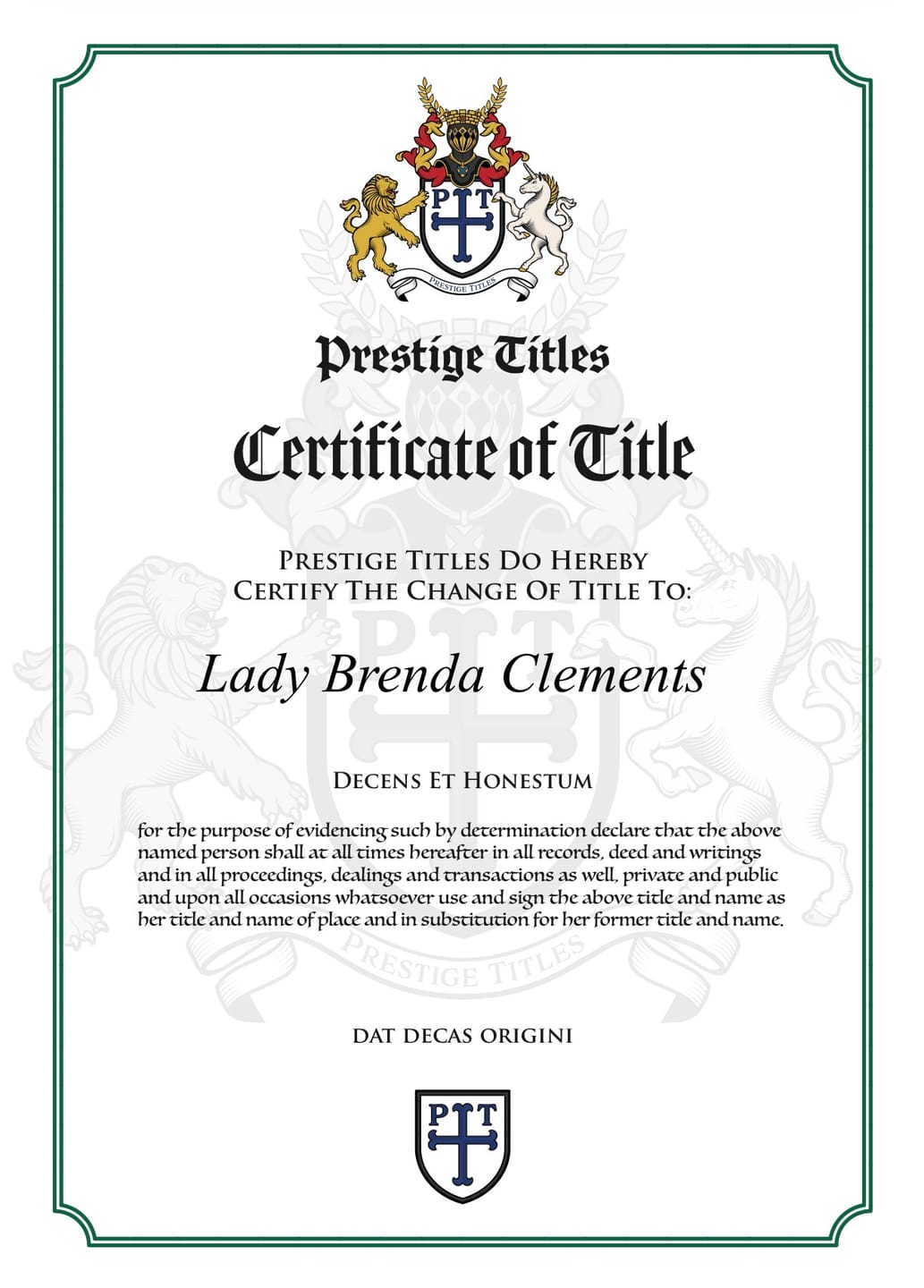 Customer photo review of Lord & Lady Deluxe Bundle
