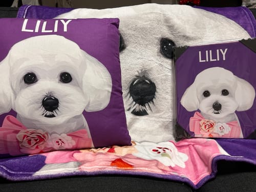 Customer photo review of Petcanva©オーダーメイド ペット似顔絵