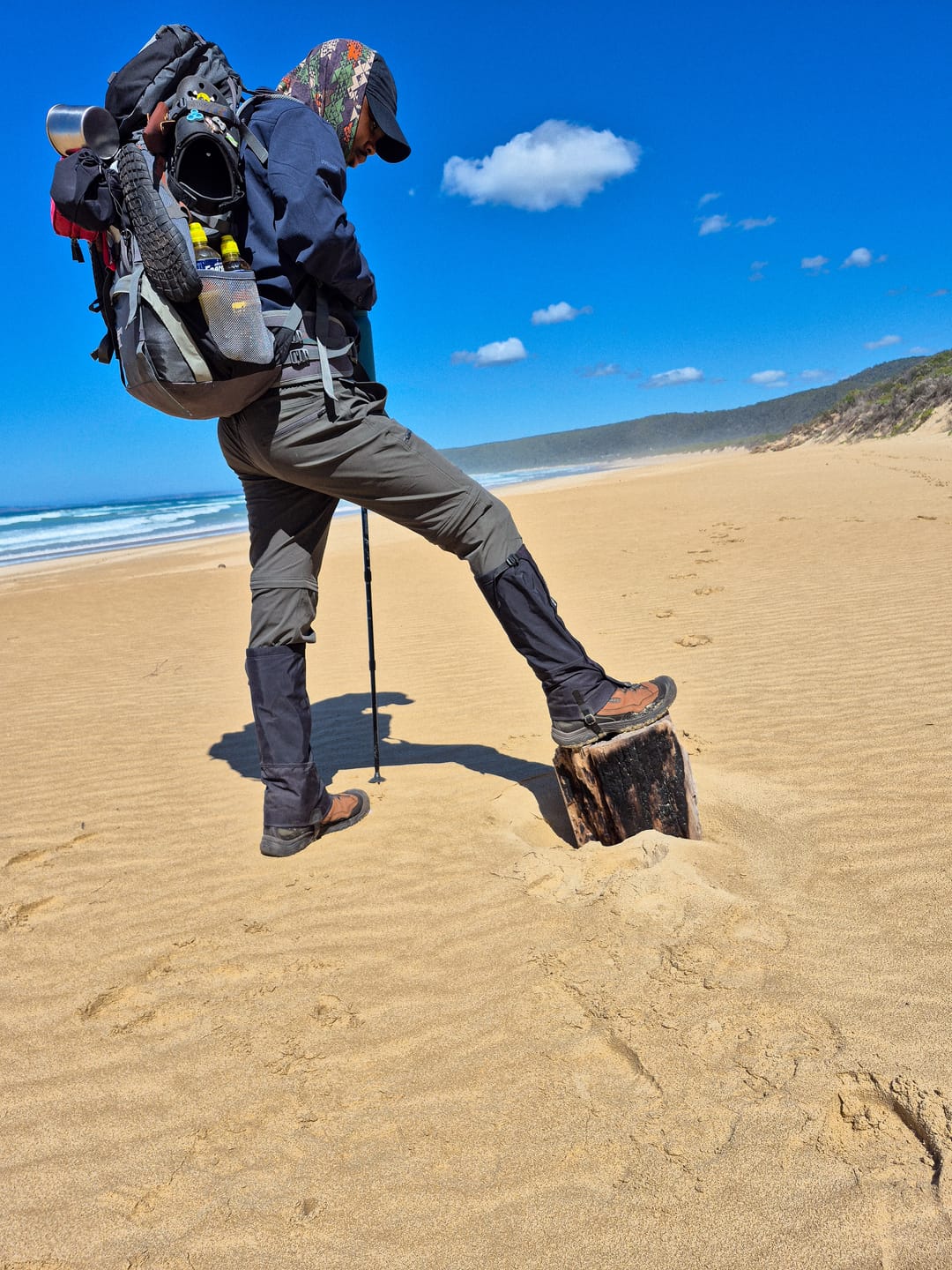 Customer photo review of Waterproof Trekking Gaiters