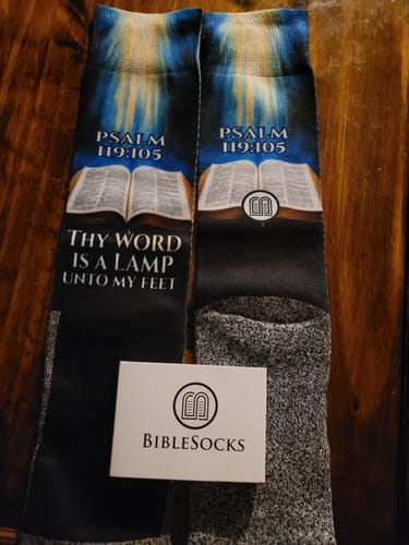 Customer photo review of *NEW* Lamp Unto My Feet (Psalm 119:105)