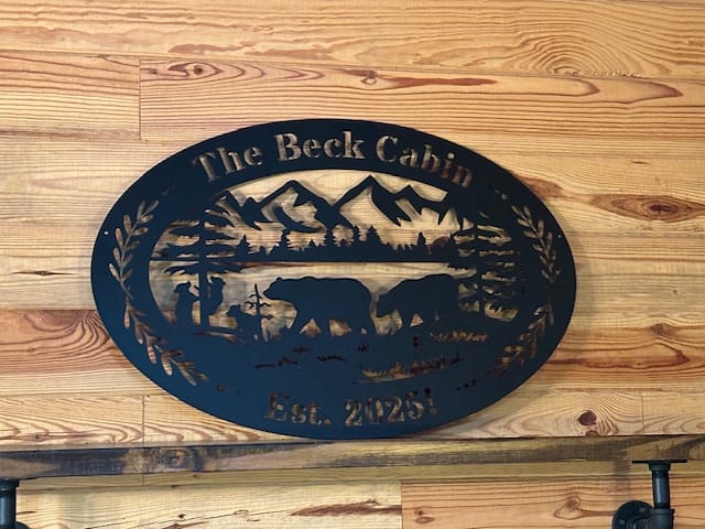Customer photo review of Outdoor Oval Metal Sign
