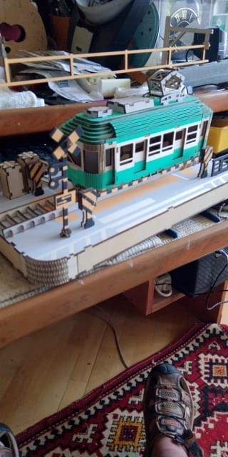 Customer photo review of Tramway Express Classique - La Maquette en Bois®