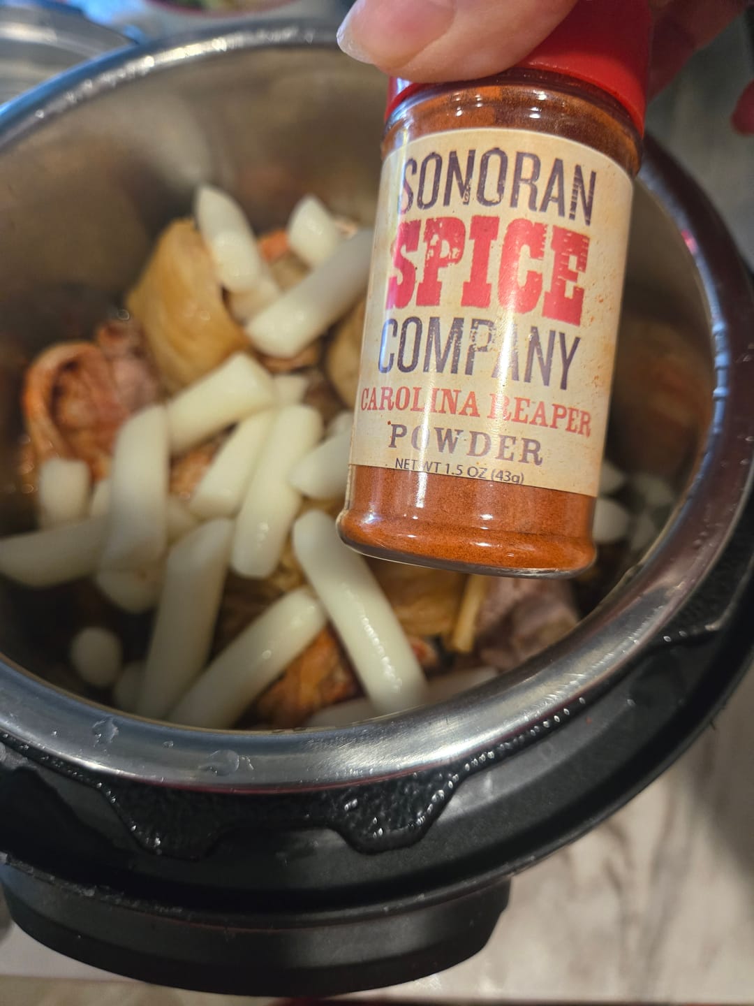 Customer photo review of Carolina Reaper Powder
