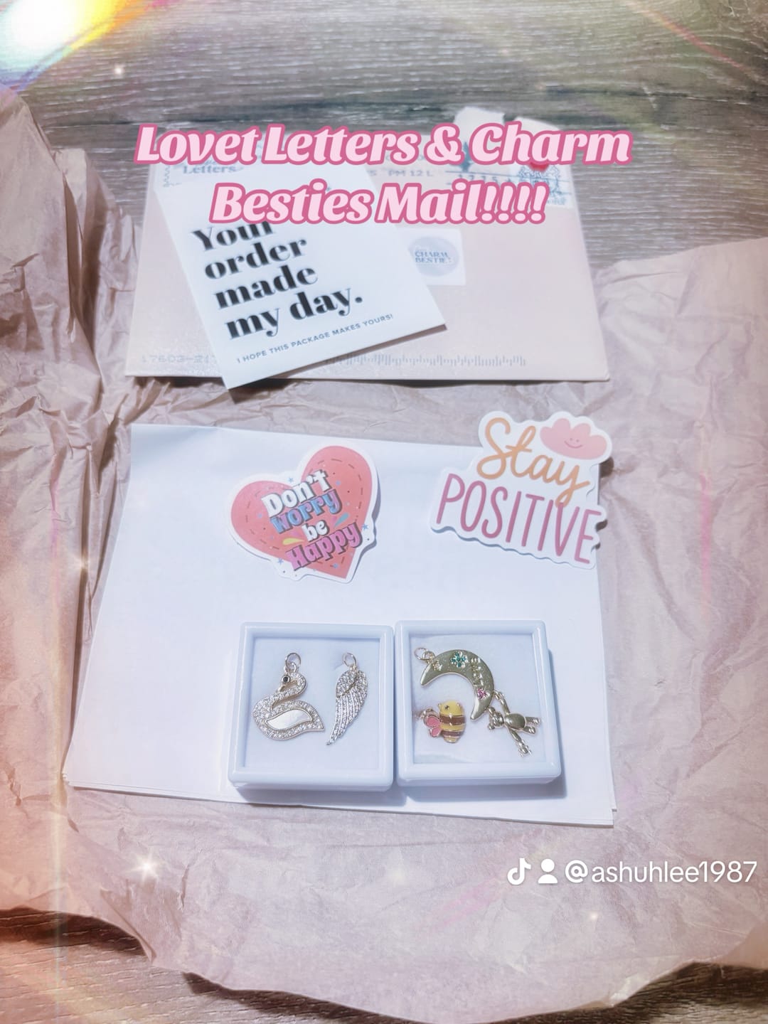 Customer photo review of Lovet Letters: The Monthly Mail Club