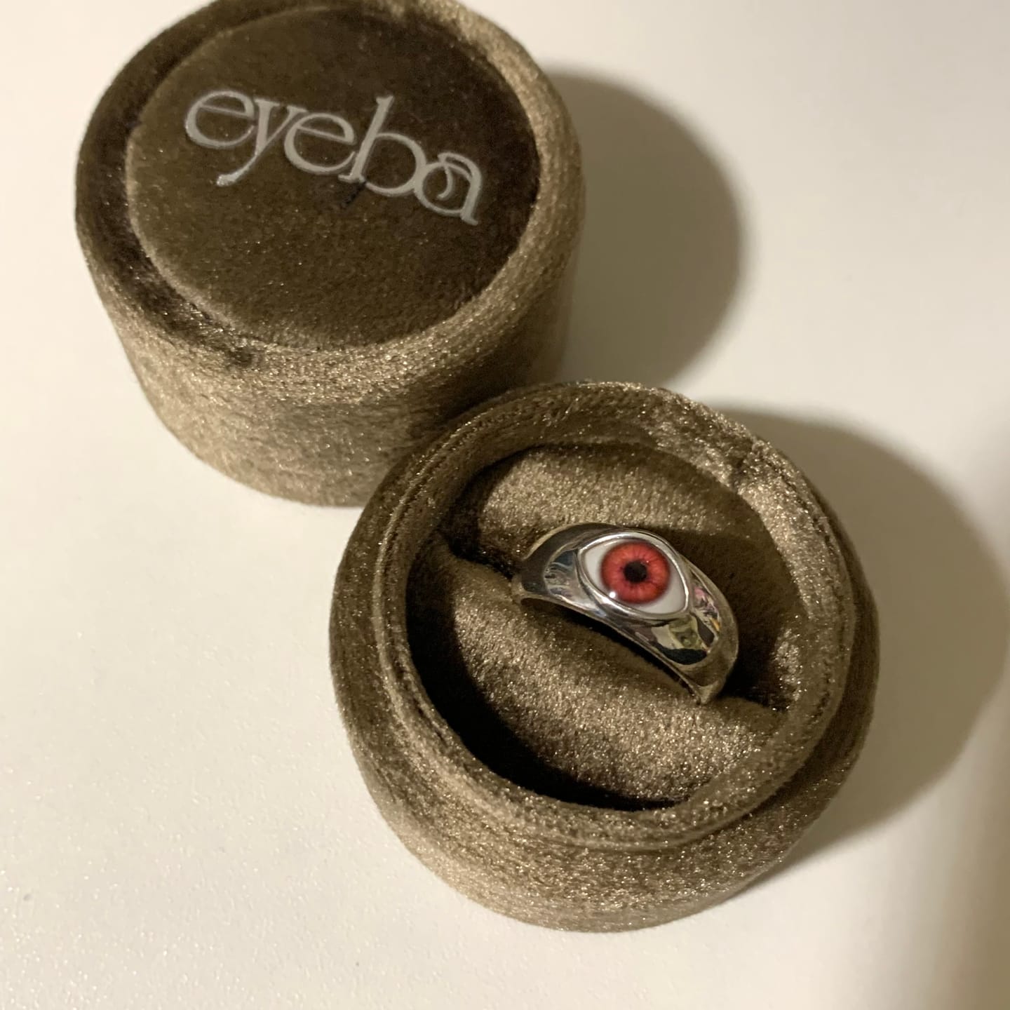 Customer photo review of 5 Custom Glowing Red Mini Eyes