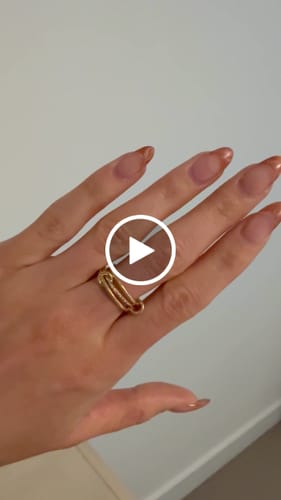Customer video review of owens triple linked ring set