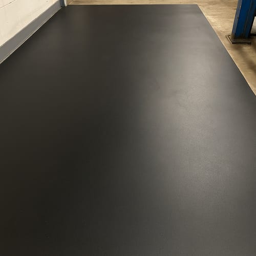 Customer photo review of 6mm Rubber Sheet Matting Durable, Slip-Resistant, Easy to Clean for Commercial & Industrial Use Versatile Flooring Solution - Linear Metre