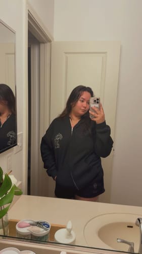 Customer photo review of Custom Embroidered Photo Women's Shorts