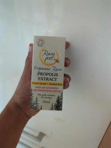 Customer photo review of Organic Raw Propolis Extract