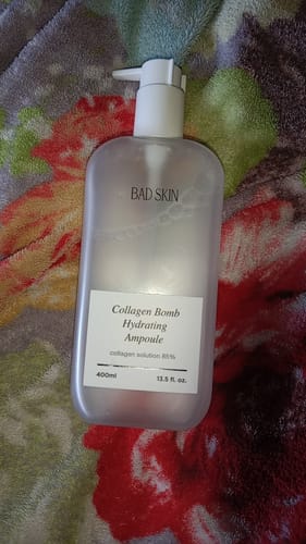 Customer photo review of Bad Skin™ Korean Collagen Bomb Hydrating Ampoule