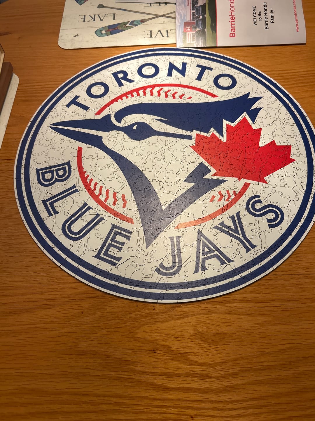 Customer photo review of Toronto Blue Jays™ - Wooden Puzzle