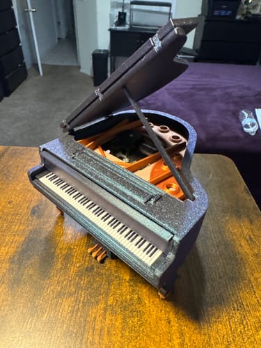 Customer photo review of For Bambu Lab P1 X1 A1 A1 MINI Piano Music Box Kit 3D Printer Model Kit