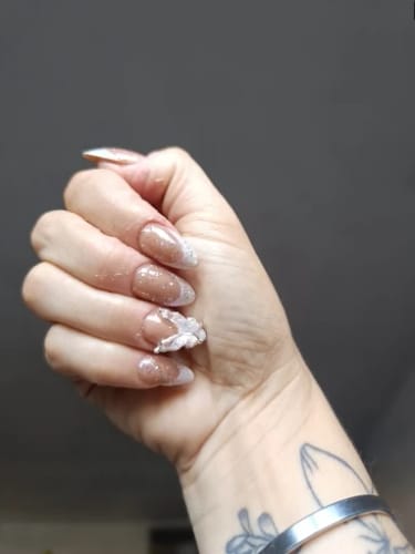 Customer photo review of Nail Art Markers | Fine Tip Pens for Home Manicure
