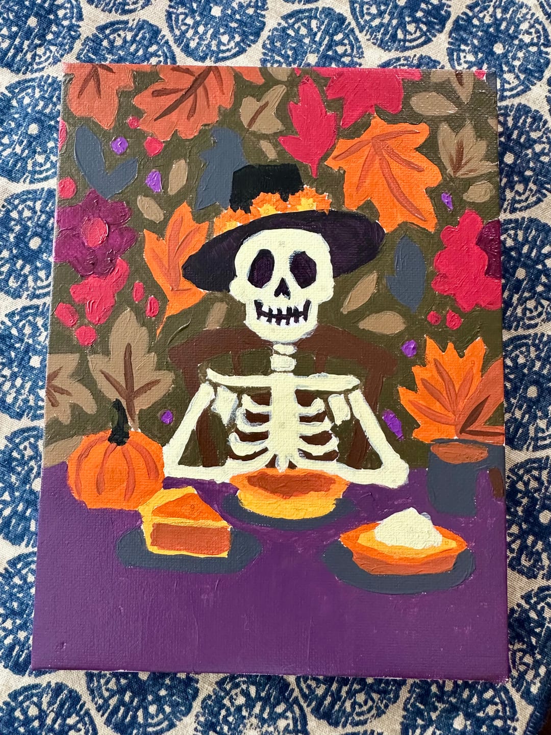Customer photo review of 6 Mini Paintings - Spooky Autumn Set