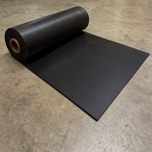 Customer photo review of Commercial Grade Rubber Sheet 1.5mm-25mm, 1.4m Wide Heavy Duty, Abrasion Resistant Custom Cut by Meter Natural Rubber for Industrial Use