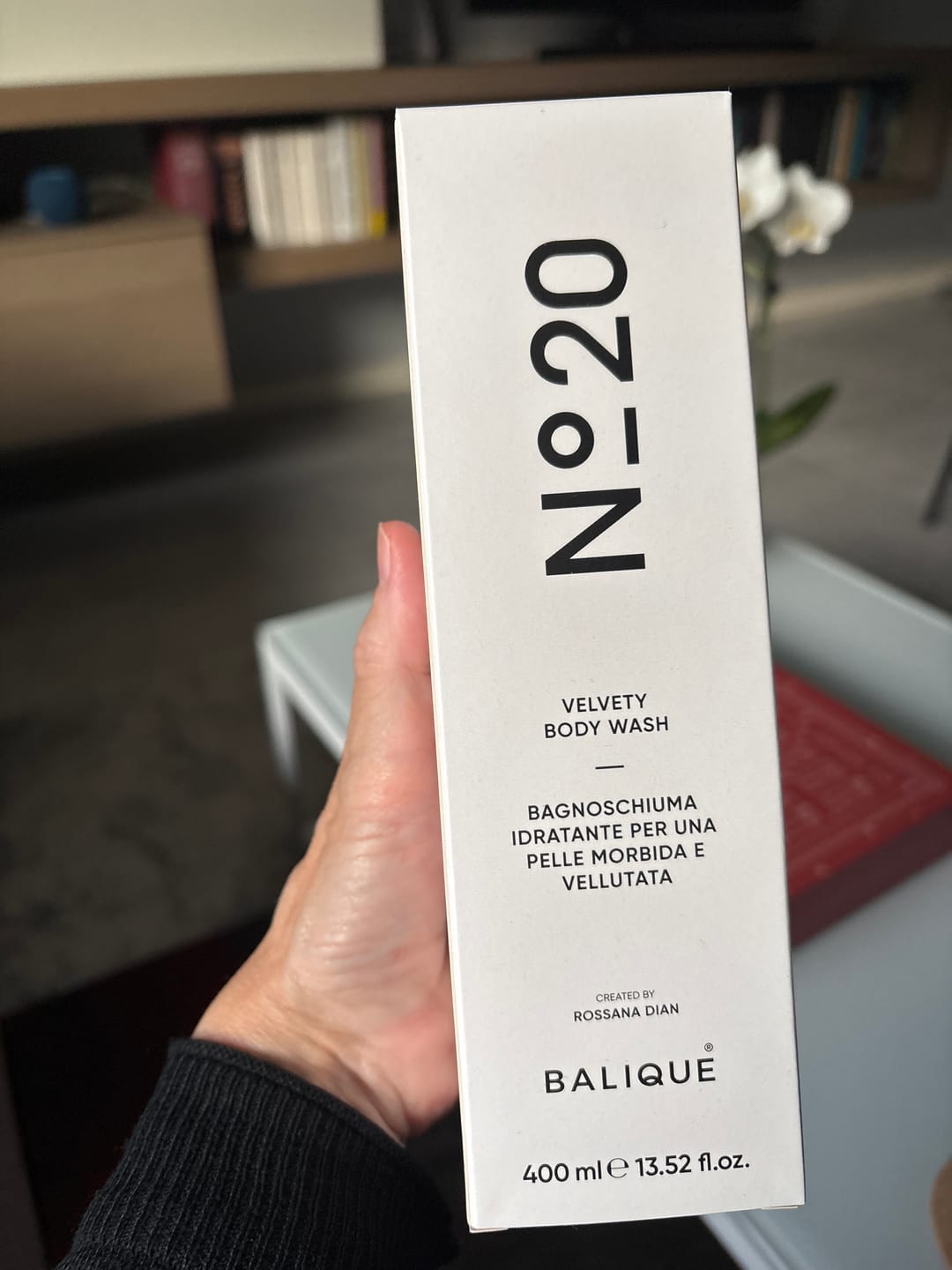 Customer photo review of N°20 - VELVETY BODY WASH - BAGNOSCHIUMA