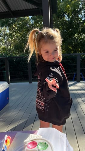 Customer photo review of Kids Nissan Silvia Hoodie