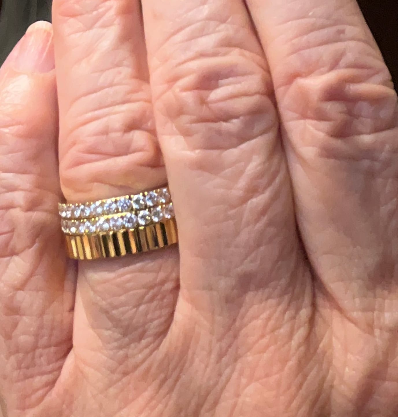 Customer photo review of Eternity Band Ring