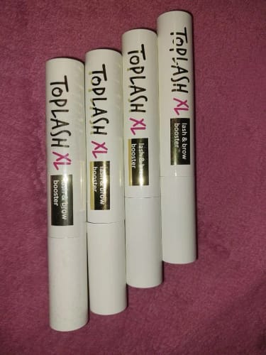 Customer photo review of Toplash eyelash and eyebrow growth serum — 3ml