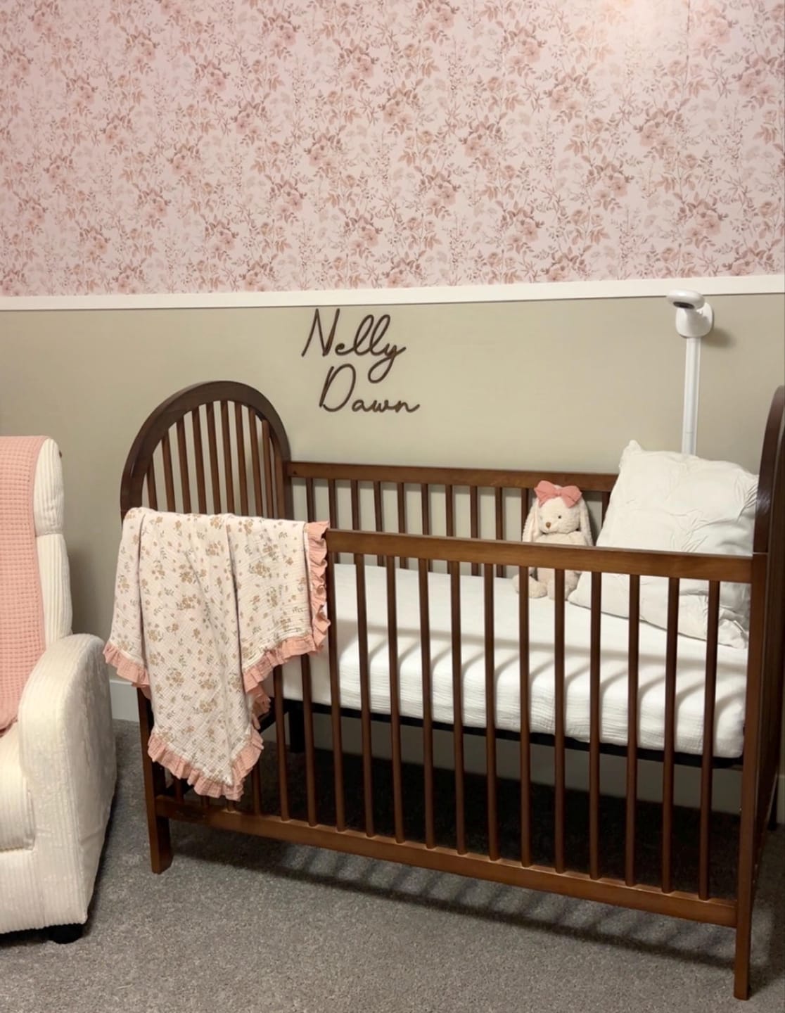 Customer photo review of Wood Name Sign