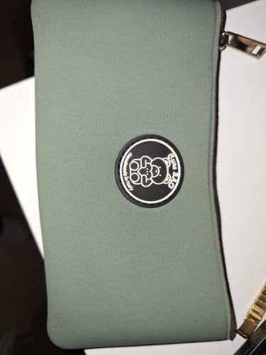 Customer photo review of Portafoglio (Olive Green)