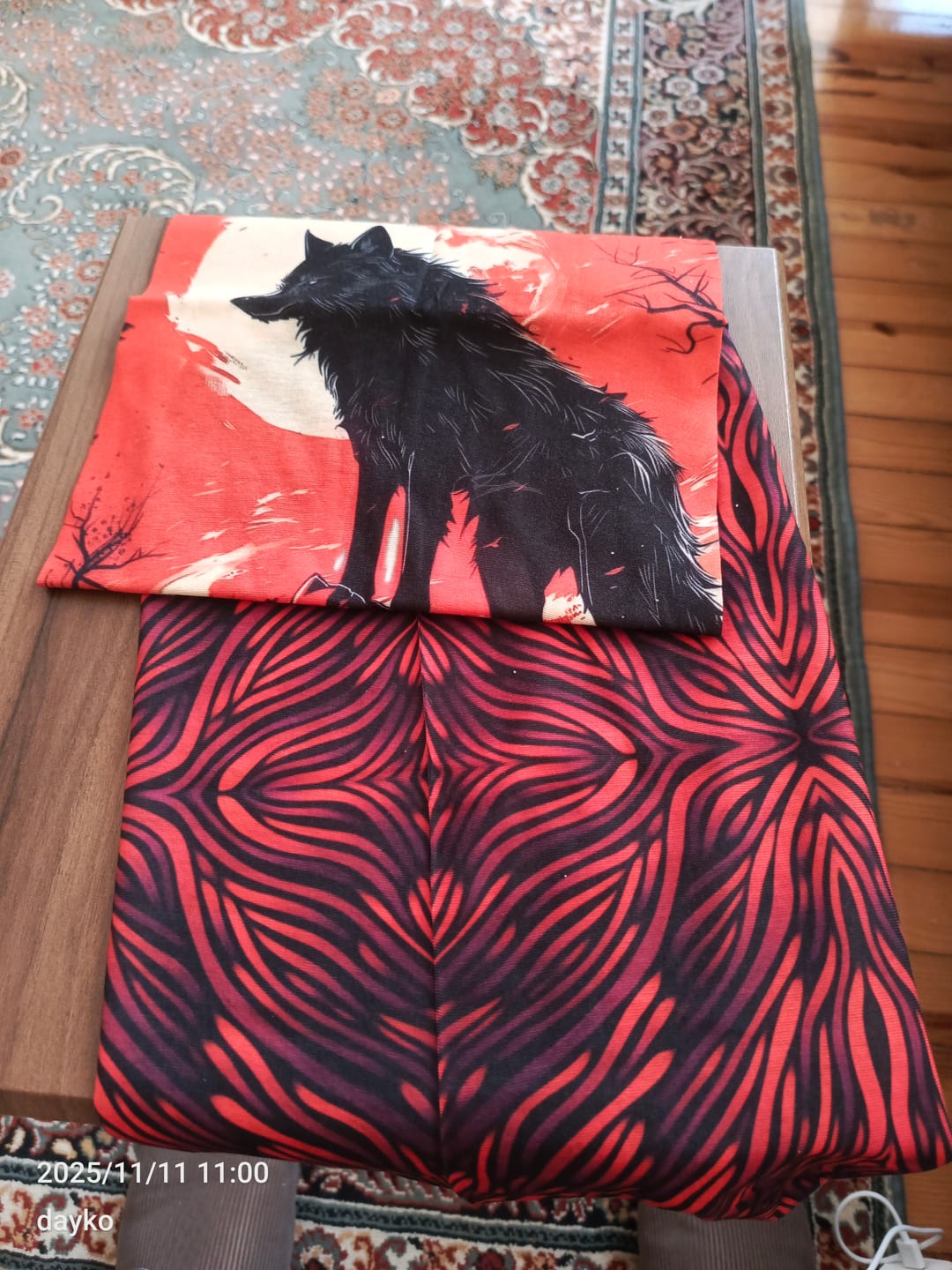 Customer photo review of Valeria Wear - Ateşin Masalı Desenli Buff