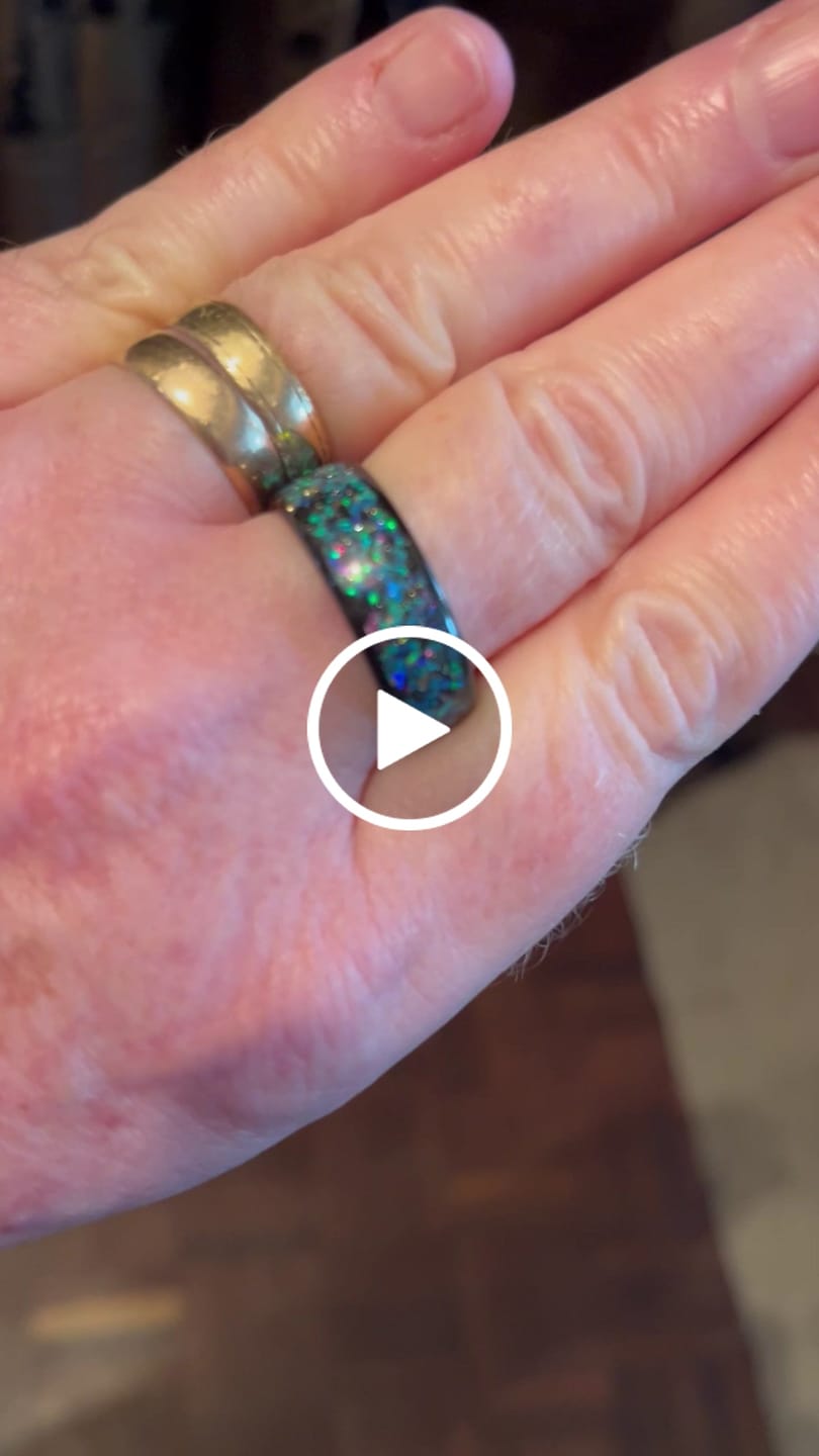 Customer video review of The Black Opal 8mm Wonder Ring