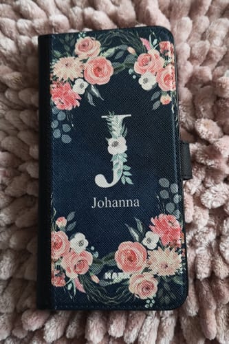 Customer photo review of Samsung Galaxy S25 FE Wallet Case - Custom - Floral