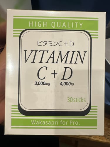 Customer photo review of ビタミンC+D -Wakasapri for Pro.